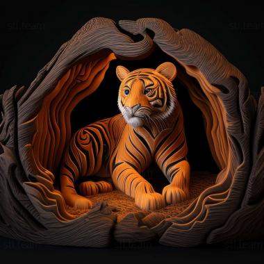 3D модель Врятуй тигра Врятуй тигра 1973 (STL)